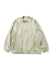 レトロハーフジップ スタンドカラープルオーバー