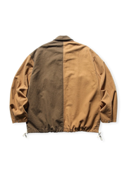 パッチワーク カラーアクセント カジュアルジャケット