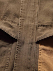 パッチワーク カラーアクセント カジュアルジャケット