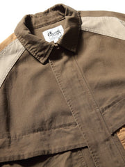 パッチワーク カラーアクセント カジュアルジャケット