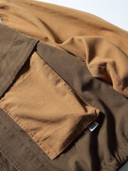 パッチワーク カラーアクセント カジュアルジャケット