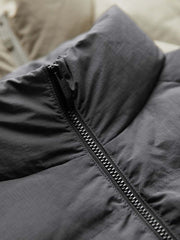 スタンドカラー 90%ホワイトダックダウンジャケット