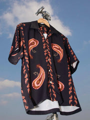 ペイズリー柄 アロハシャツ