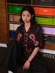 ペイズリー柄 アロハシャツ