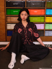 ペイズリー柄 アロハシャツ