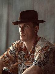 面燃大士ホーンボタン・アロハシャツ