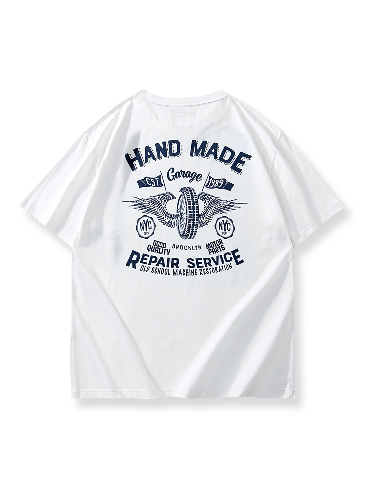 “CAMP HULEN”プリントとU.S. ARMYロゴが入った純綿ミリタリーTシャツ