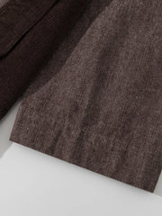 ヴィンテージパッチワークノーカラージャケット