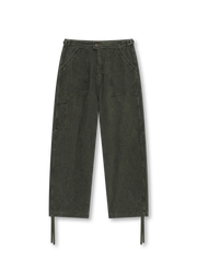 ワイドフィットドローストリングカーゴパンツ