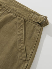 ワイドフィットドローストリングカーゴパンツ