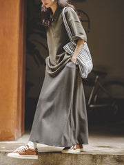 オリーブグリーン ドローストリング Aライン スカート