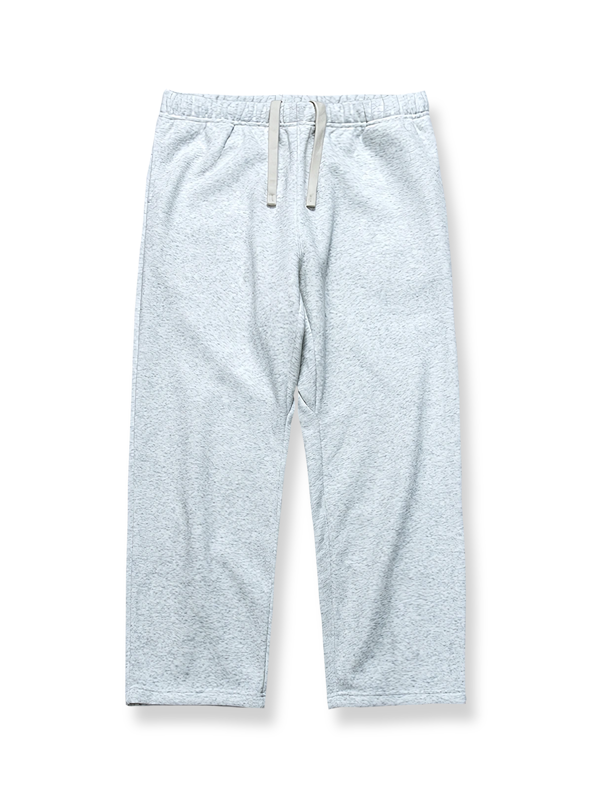 裏起毛と調節可能な裾が特徴のカジュアルパンツ