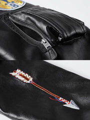 「INDIAN GROUP」アメカジ刺繍フライトジャケット