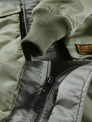 パッチワーク MA-1フライト ジャケット