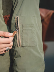 裏キルト中綿 MA-1ジャケット