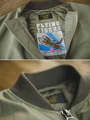 裏キルト中綿 MA-1ジャケット