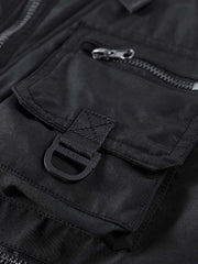 パッチワークベスト ワークジャケット