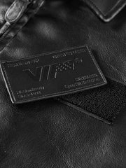 機能性 レザーフライトジャケット