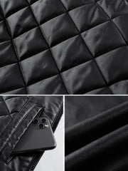 機能性 レザーフライトジャケット