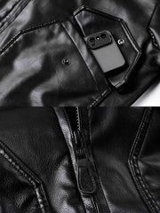 機能性 レザーフライトジャケット