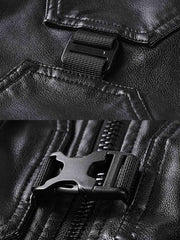 機能性 レザーフライトジャケット