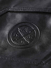 機能性 レザーフライトジャケット