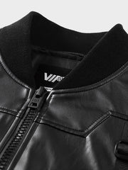 マルチポケット レザージャケット