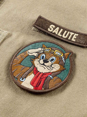 刺繍バッジ入り ライトウェイトジャケット