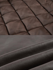 襟付き レザーフライトジャケット