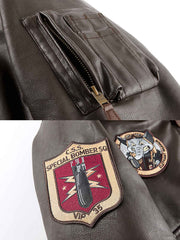 ターンダウンカラー レザージャケット