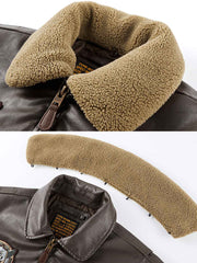 ターンダウンカラー レザージャケット