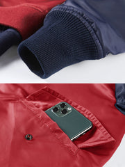 フェイクレイヤード フライトジャケット