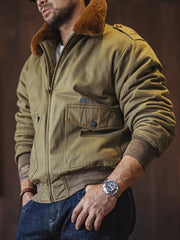 B-15 コットン ボンバー ジャケット