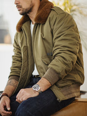 B-15 コットン ボンバー ジャケット