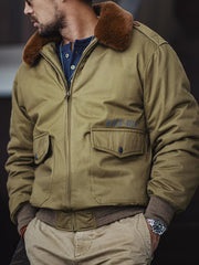 B-15 コットン ボンバー ジャケット