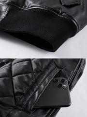 MA-1 中綿レザージャケット「uss william stanley」