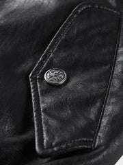 MA-1レザーフライトジャケット「biker」