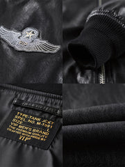 MA-1レザーフライトジャケット「biker」