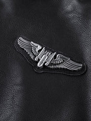 MA-1レザーフライトジャケット「biker」