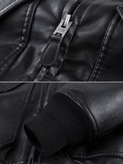 MA-1レザーフライトジャケット「biker」