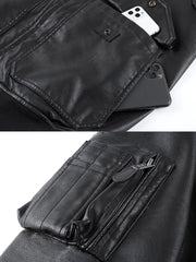 MA-1レザーフライトジャケット「biker」