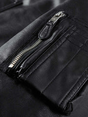 中綿MA-1レザーフライトジャケット