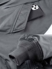 パッチワークフライトジャケット