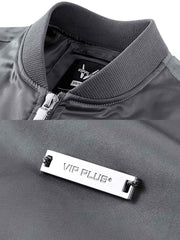 パッチワークフライトジャケット