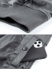 パッチワークフライトジャケット