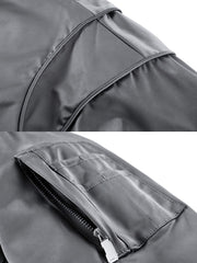 パッチワークフライトジャケット