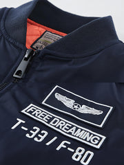 T-33/F-80 戦闘機刺繍バッジ MA-1フライトジャケット