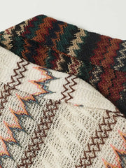 エアリ―オープンワークニットシャツ