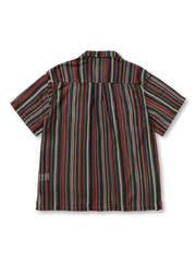 エアリ―オープンワークニットシャツ