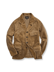 100%コットンコーデュロイ素材のアメカジヴィンテージジャケット。天然牛角ボタンと独自のウォッシュ加工で個性を演出。
